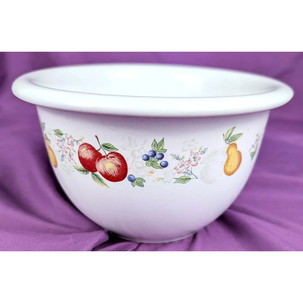 Corelle Coordinates Chutney Fruit Stoneware Mixing Bowl 1 Qt. Nesting Ramiken